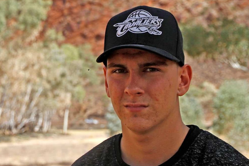 Dylan Voller in Alice Springs