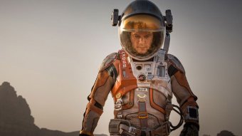 Matt Damon in a scene from the Martian