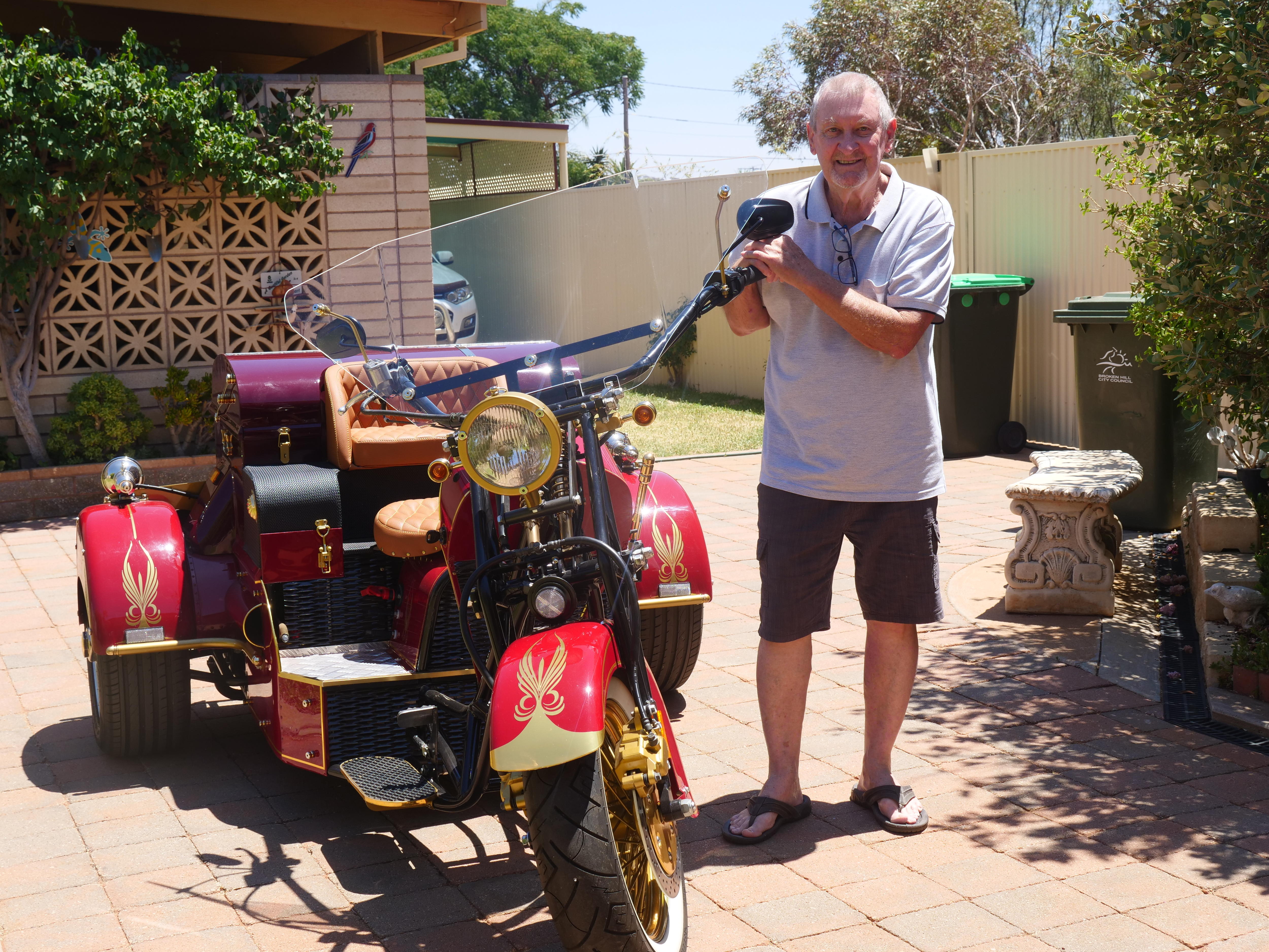 Retiree's trash and treasure trike proves a powerful tool for brain health