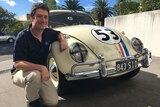 Motor enthusiast Chris Ball and his VW Volkswagen replica Herbie