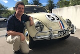 Motor enthusiast Chris Ball and his VW Volkswagen replica Herbie
