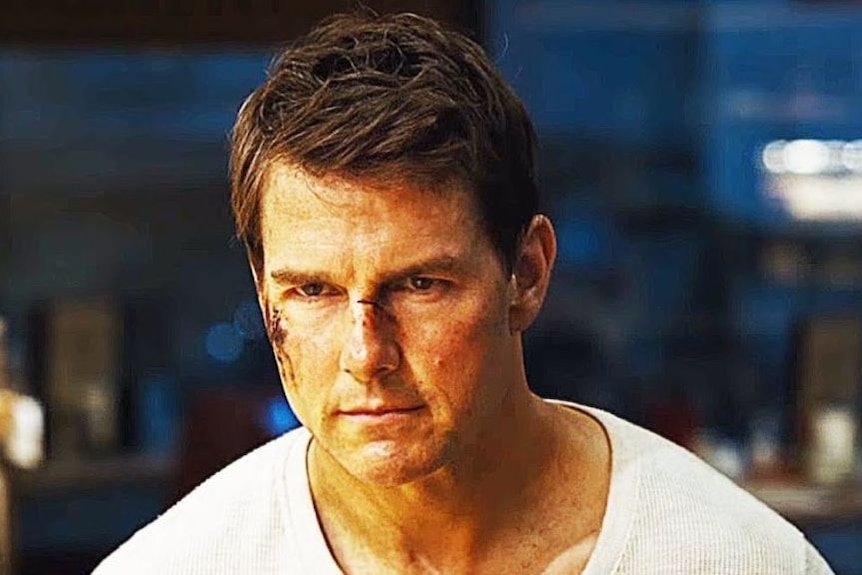 Tom Cruise as Jack Reacher.