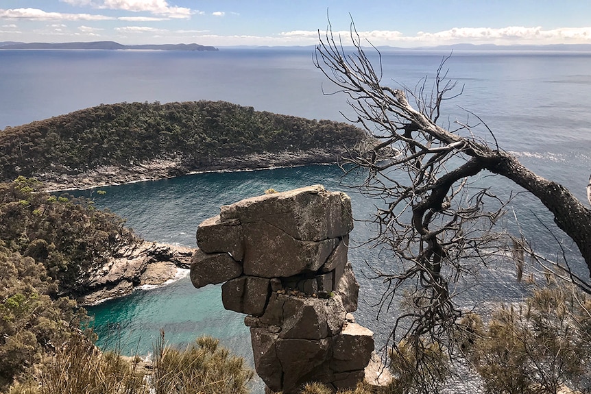 Rock formation at Fluted Cape