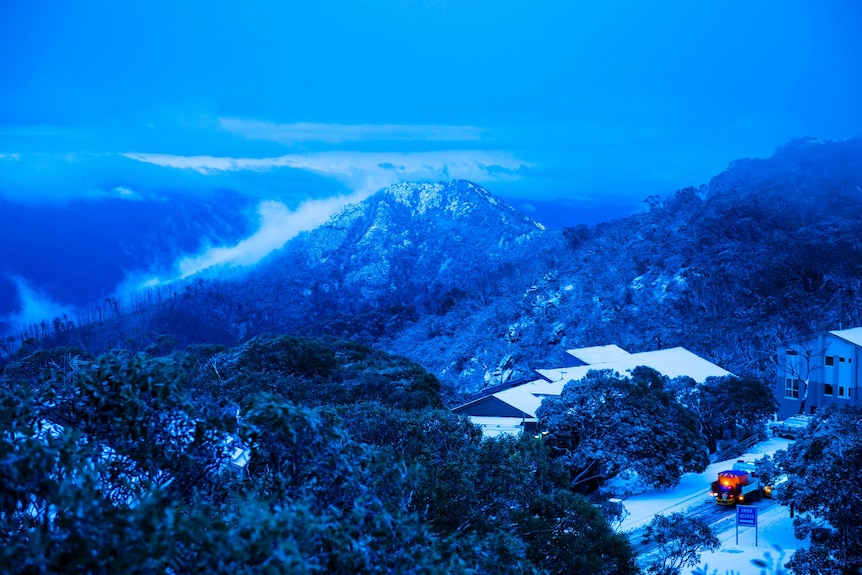 Snowfall at Mount Buller