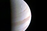 A close up pic of the surface of Jupiter