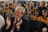 Rudd pays visit to Coorparoo State School