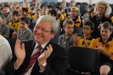 Rudd pays visit to Coorparoo State School
