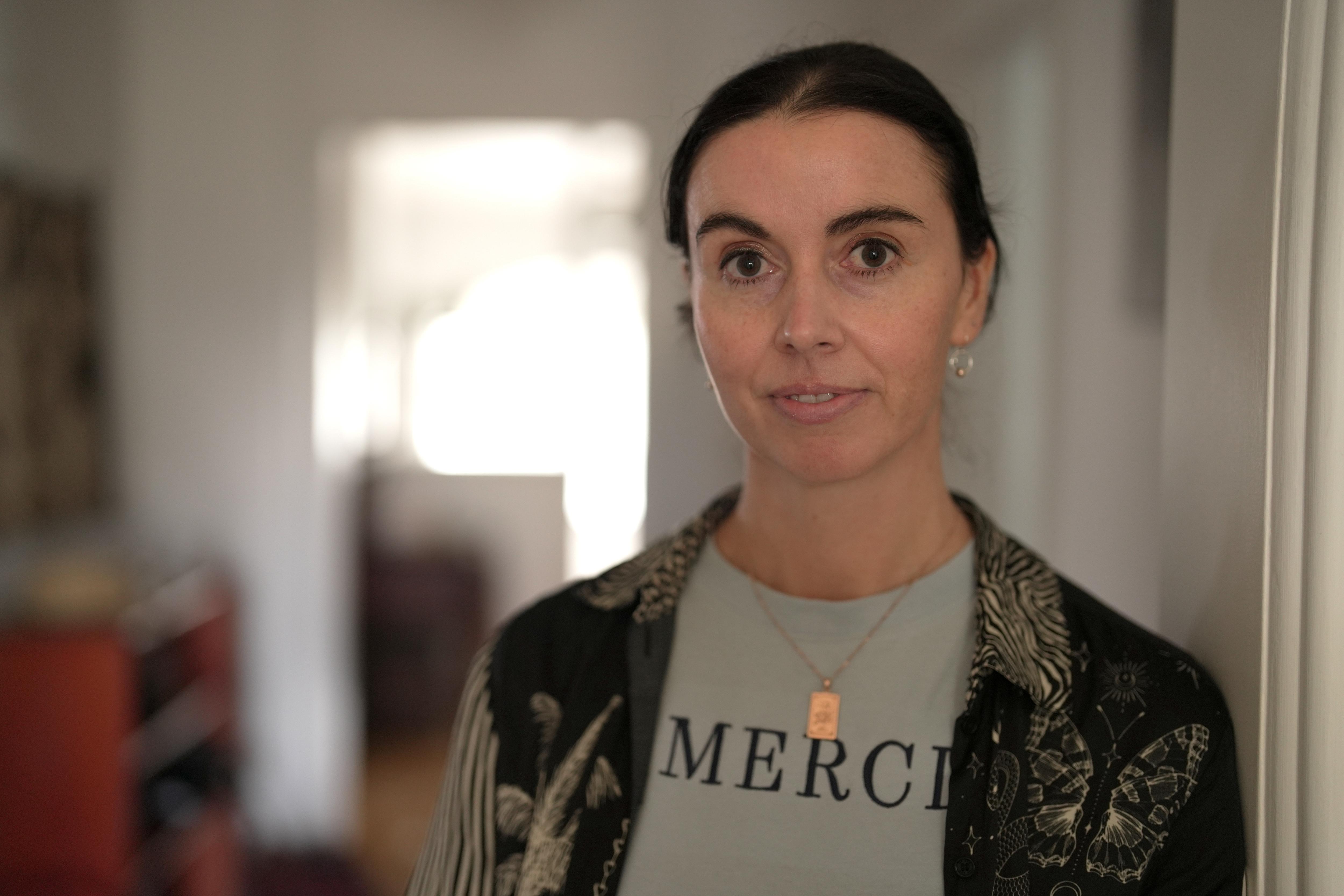 Claire Noonan faces the camera.