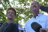 Pauline Hanson and Steve Dickson