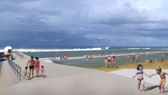 Newcastle's Merewether Ocean Baths.