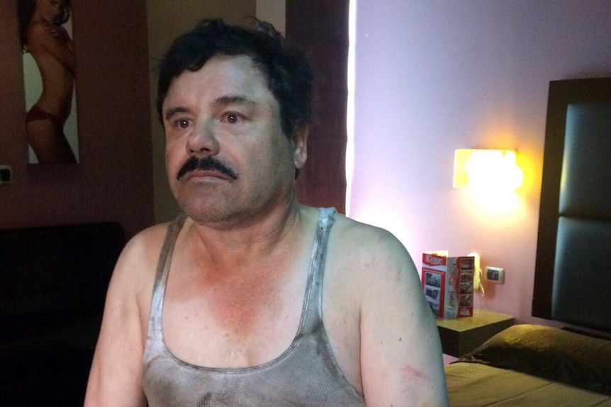 Joaquin "El Chapo" Guzman was recaptured in a hotel in Los Mochis, Mexico.