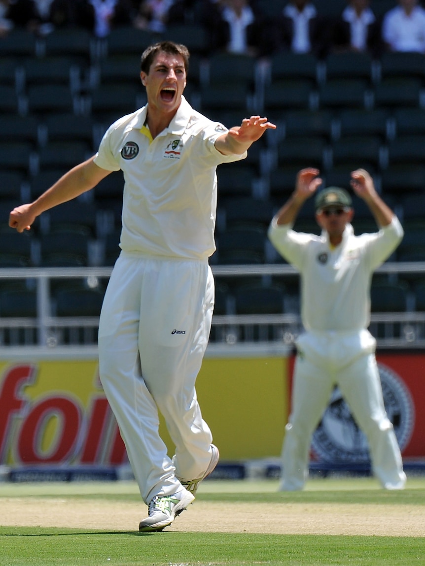 Debut showing ... Pat Cummins enjoyed a steady if unspectacular start to Test cricket.