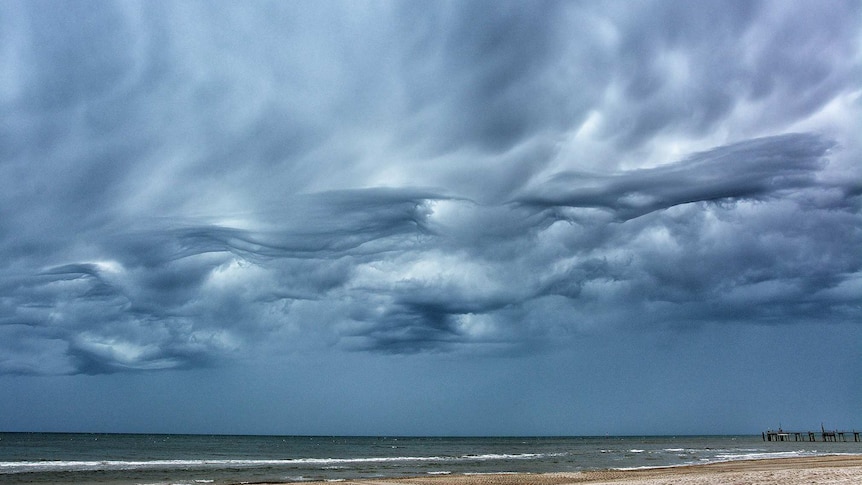 Clouds rolling in over Glenelg