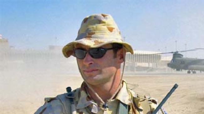 Darren Hoare on patrol as a Leading Aircraftman during his time with the RAAF