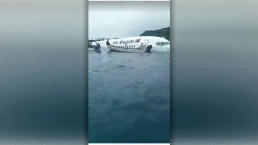 Air Niugini plane crashes in Micronesia
