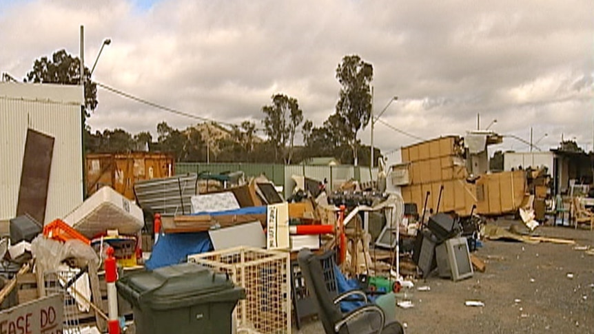The clean-up of rubbish from the former Revolve site in Hume is expected to cost tens-of-thousands of dollars.