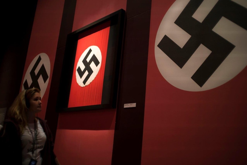 Swastikas at the museum