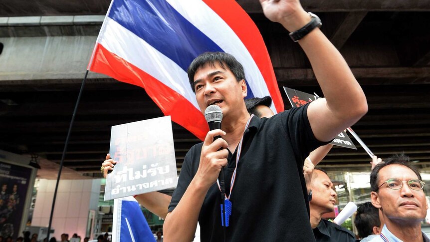 Thai opposition leader Abhisit Vejjajiva