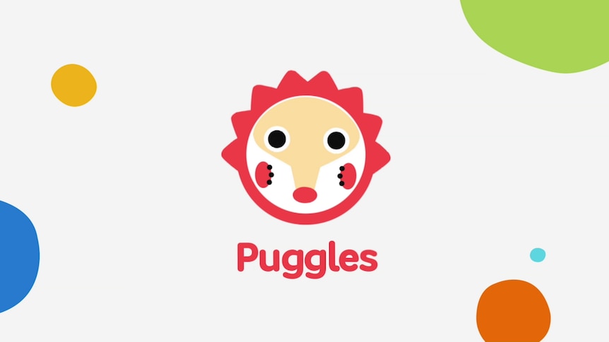 Baby echidna Puggles logo
