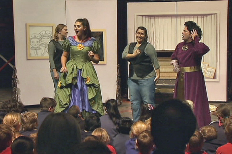 It was the first taste of opera for many of the school children in the audience.
