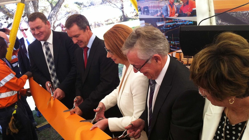 Julia Gillard opens the Great Eastern Highway