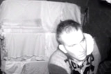 Vision was recorded of the man after the victim set up a sensor camera to catch him in the act.