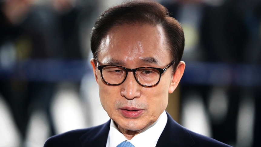 Former South Korean President Lee Myung-bak.