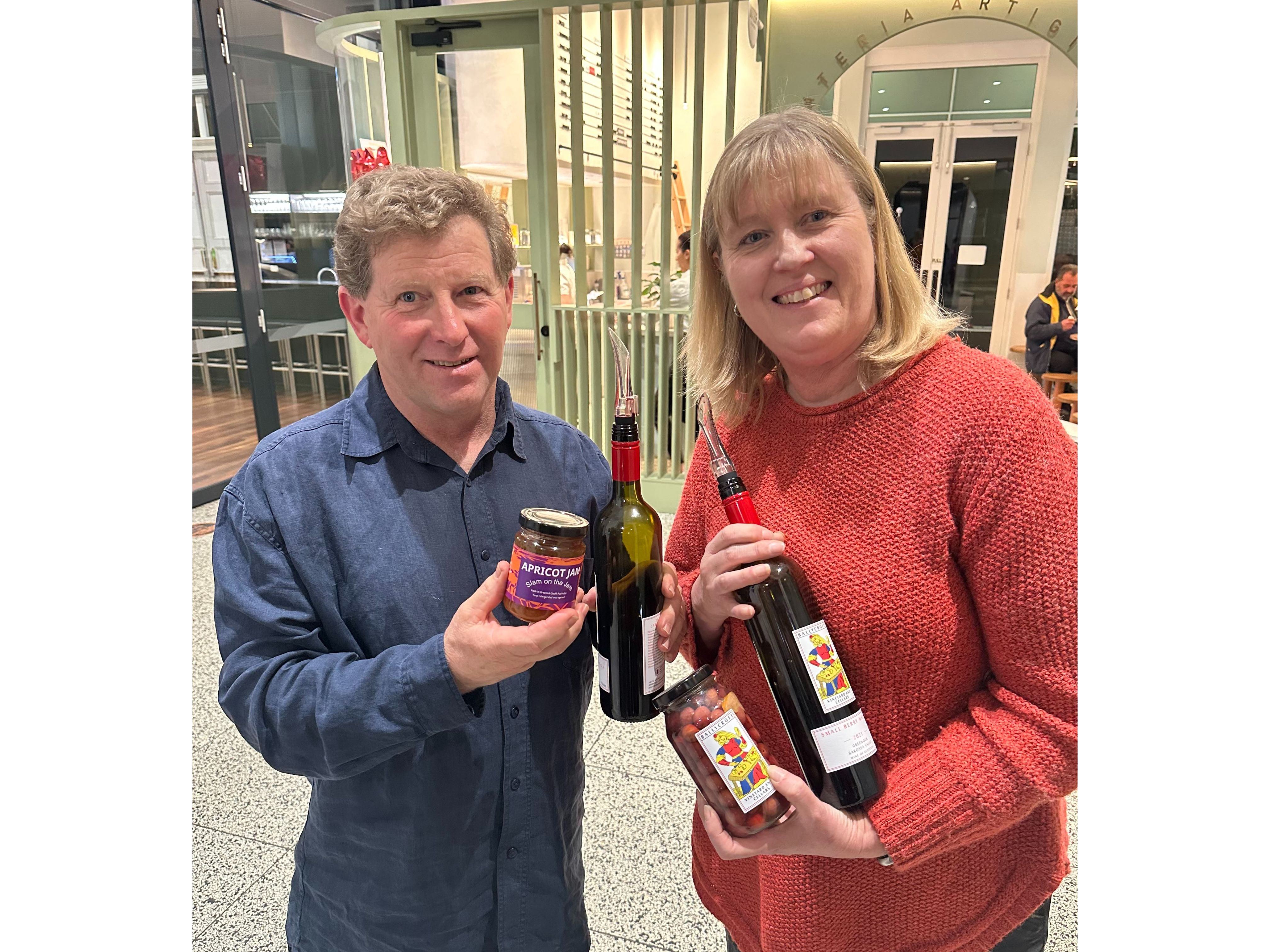 Barossa mirco-winery, Ballycroft, powered by a second-hand EV