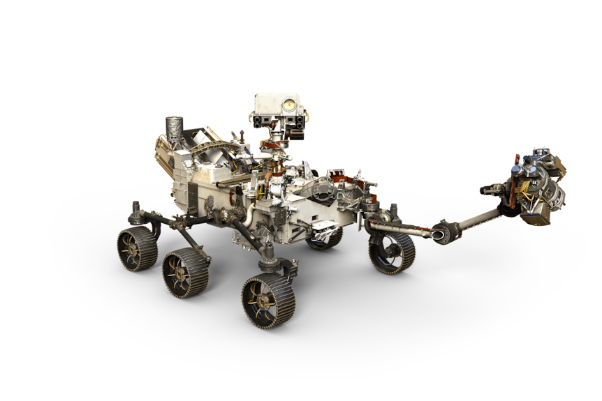 The Mars 2020 rover which is car-sized robot.