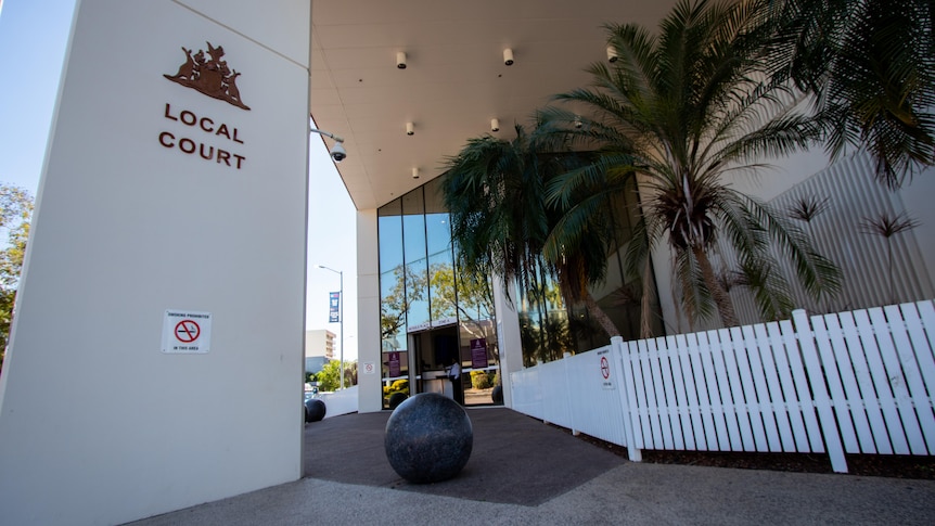 The exterior of the local court in Darwin