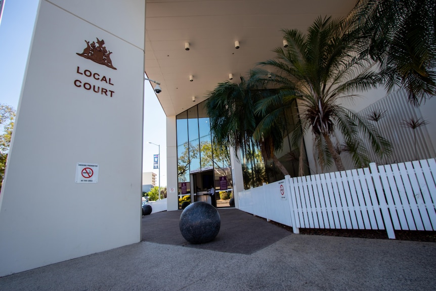 The exterior of the local court in Darwin