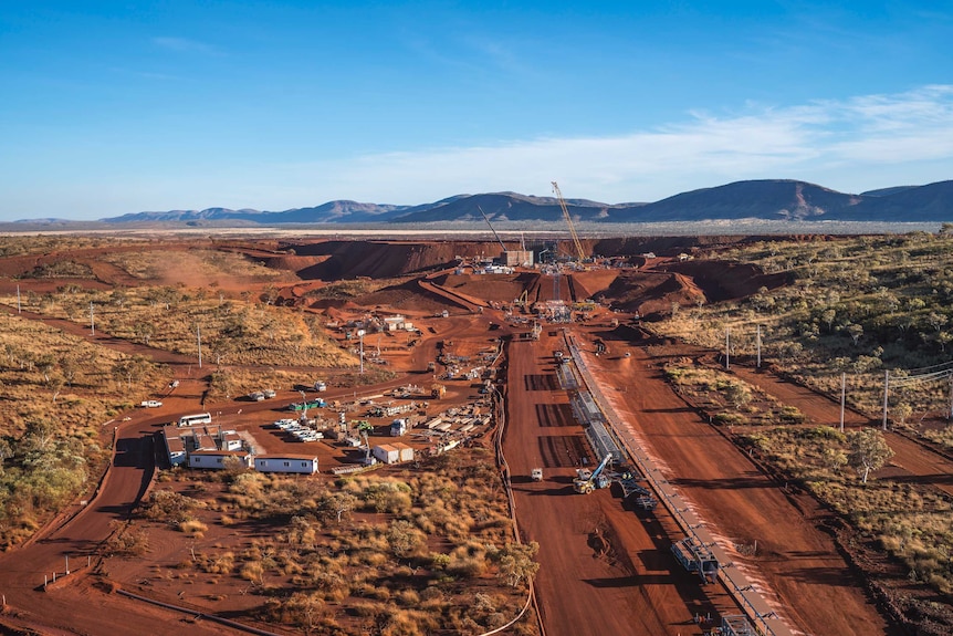 Rio Tinto's Silvergrass mine in the Pilbara, WA