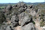 Hanging Rock near the townships of Woodend and Mount Macedon in Victoria.