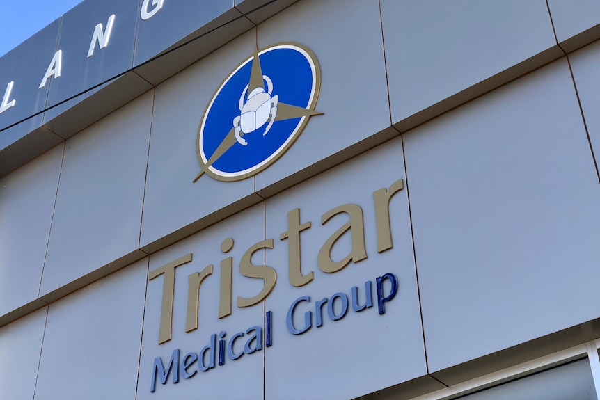 Tristar Medical Clinic Mildura logo on the front of a building
