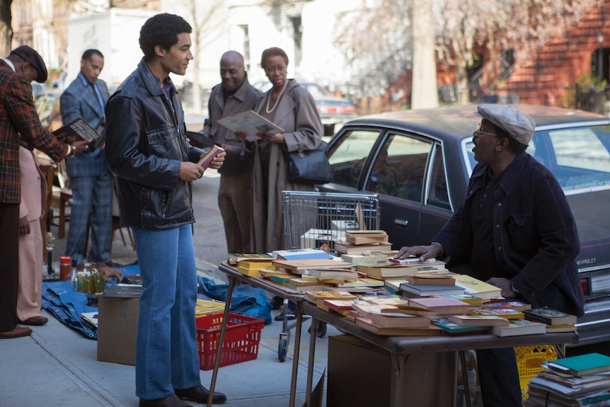 Australian actor Devon Terrell pictured playing a young Barack Obama.