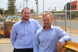 Shark Mitigation Systems Director Craig Anderson (l) and Technical Manager Richard Talmage at their Perth-based design firm.