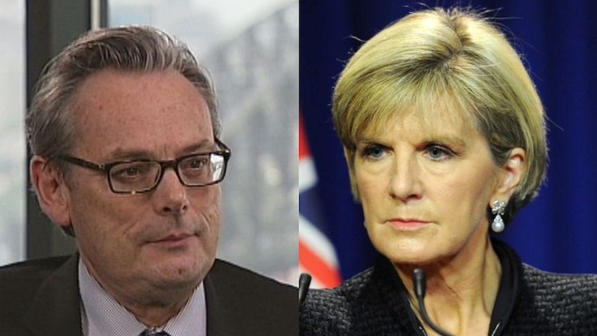澳大利亚前驻华大使芮捷锐（Geoff Raby）说，外长朱莉·毕晓普缺乏做这份工作的 “必要条件”。