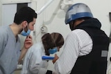 UN weapons inspectors visit alleged gas attack victims