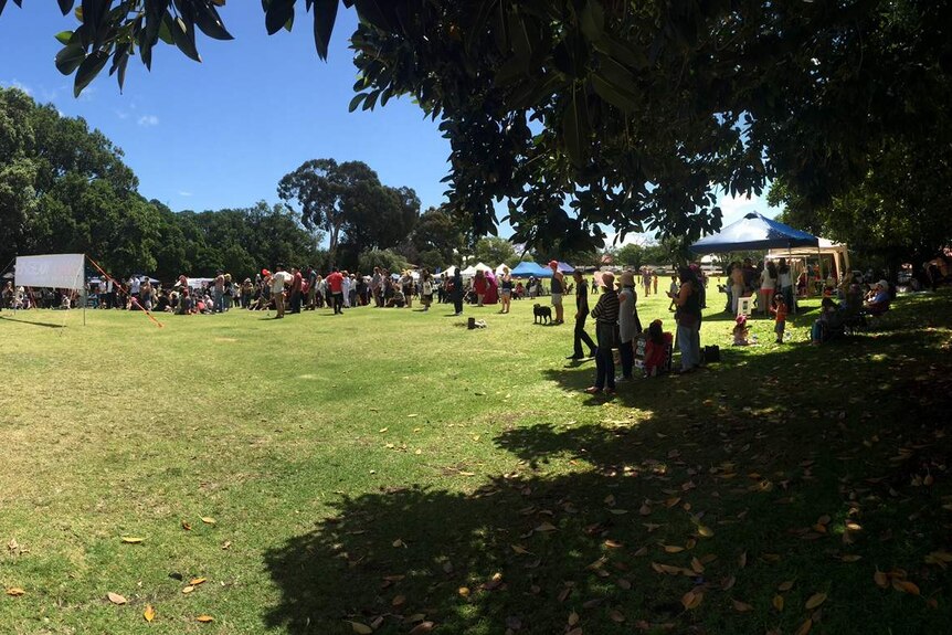 Walking Together march at Victoria Park