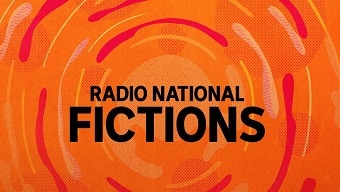 The orange logo for the Radio National Fictions program.