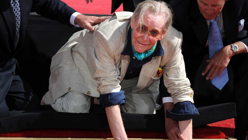 Peter O'Toole attends his hand and footprints ceremony in Hollywood
