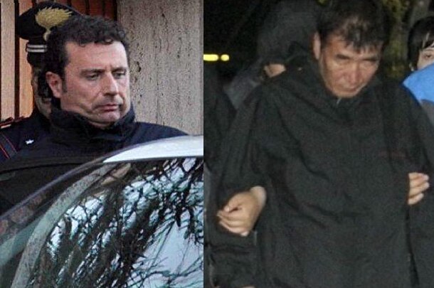 Side by side photos of Costa Concordia and Sewol captains