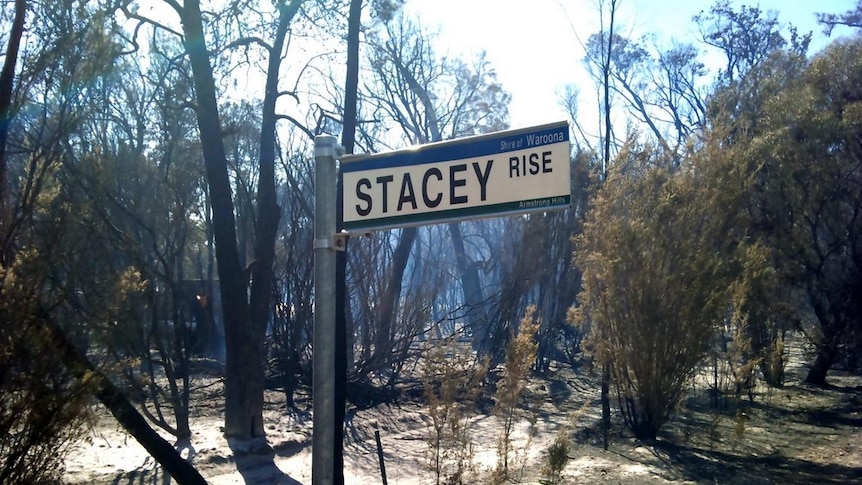 Homes were saved at Stacey Rise