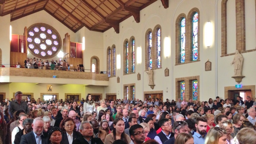 Hundreds of people came to St Mark's to hear the Easter address