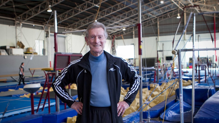 Tom Bence in the gym at Toowoomba.