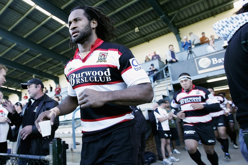 Former NRL star Lote Tuqiri turned out for West Harbour as he transitioned to a successful career in rugby union.