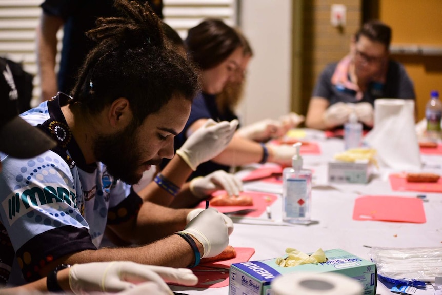 Indigenous health expo scalpels ready