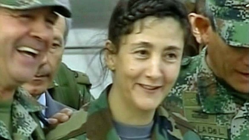 Ingrid Betancourt had been held captive by FARC rebels.