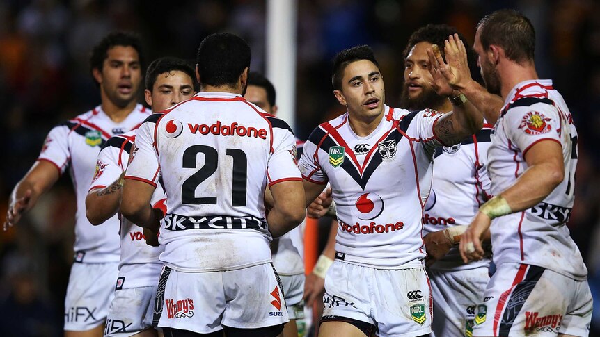 Johnson leads Warriors celebrations against Tigers