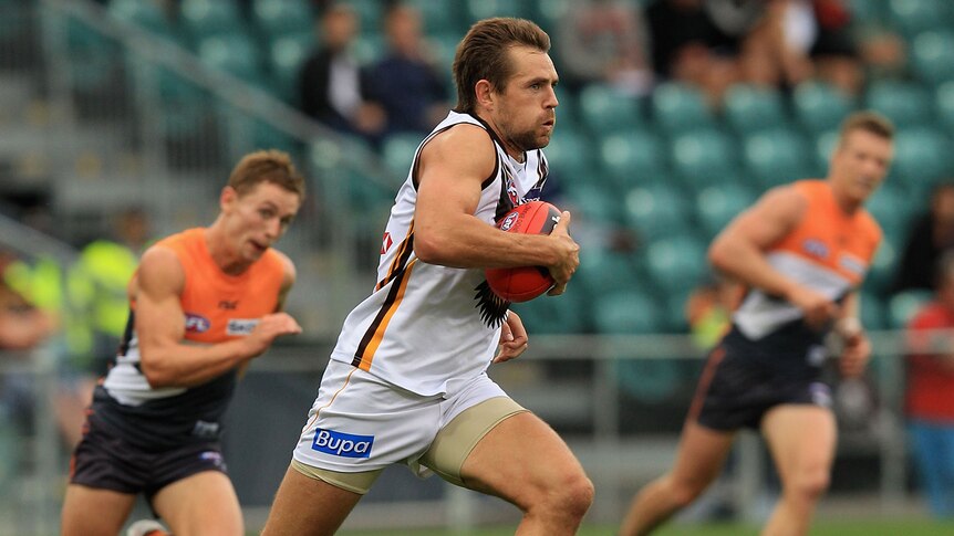 Hodge has struggled to stay on the field for the Hawks in 2012.